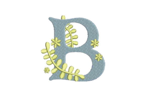 A Designer's Review of the Floral Alphabet B Embroidery File