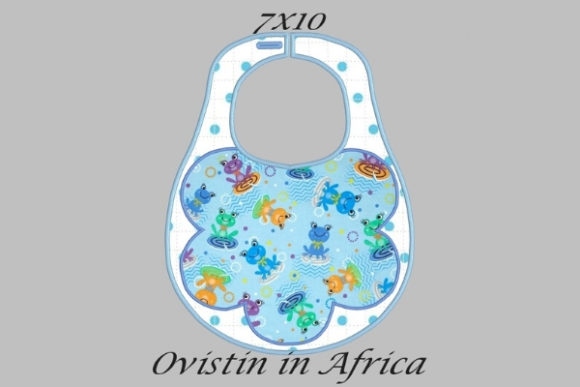 A Designer's Take on Floral Style Adorable Baby Bib