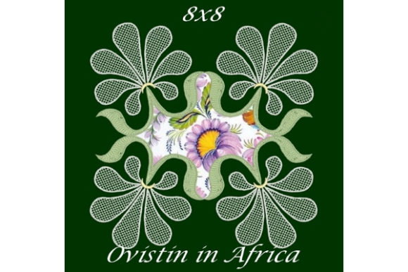 A Floral Applique Design for Boutique Apparel