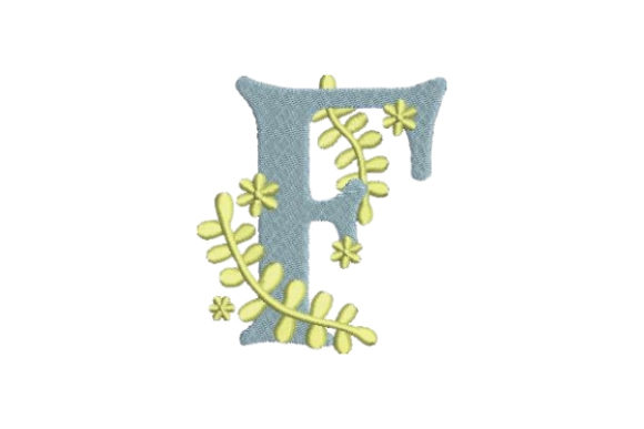 A Perfect Floral Letter F for Personalized Gifts