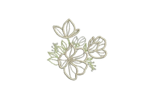 A Practical Review of the Flower Embellishment Outline Embroidery File