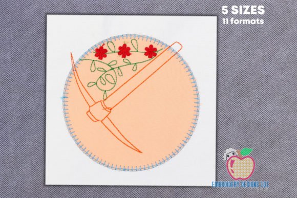 A Practical Review of the Pick Axe Made in a Circular Embroidery Design