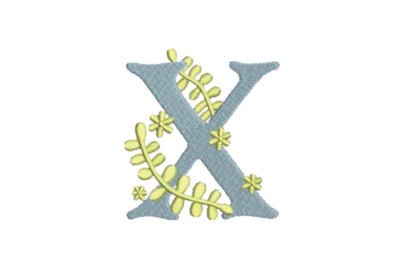 A Professional Review of the Floral Alphabet X Design