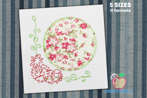 A Professional's Review of Floral Design with Cicle Applique