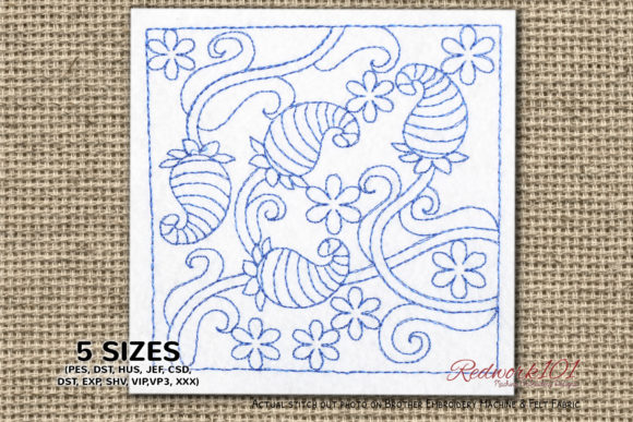 Abstract Floral Redwork: A Designer's Review for Personalized Gifts