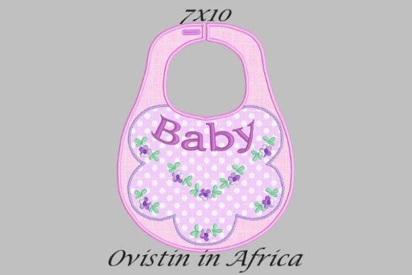 Baby Floral Bib Design for Craft Fair Success