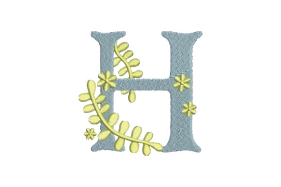 Evaluating Floral Alphabet H for Your Embroidery Products
