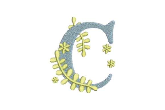 Floral Alphabet C: A Designer's Review for Real Projects