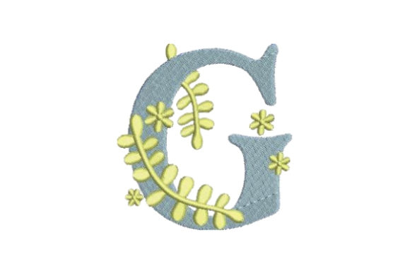 Floral Alphabet G: A Designer's Review for Personalized Gift Making
