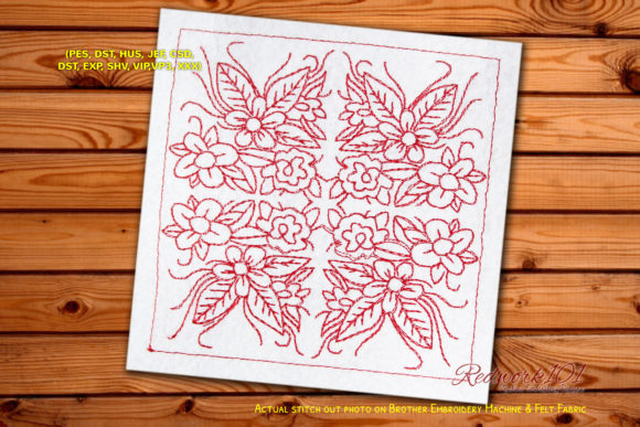 Floral Quilt Block: A Designer's Review for Gifts