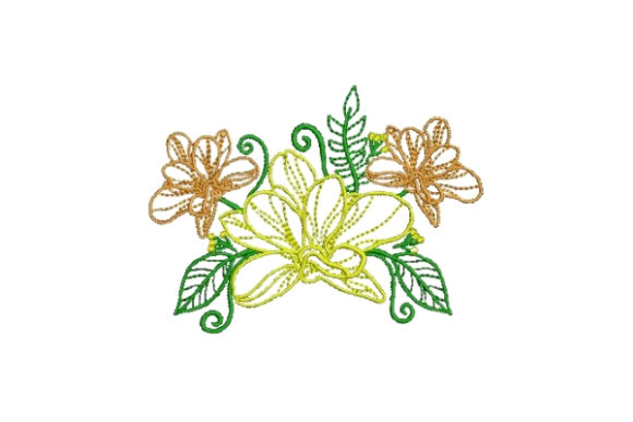 Flower Embellishment Outline 1: A Branding Asset Review