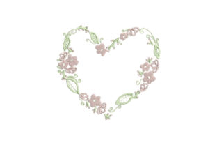 Heartshaped Pink Flower Wreath: A Design Review for Business Merch