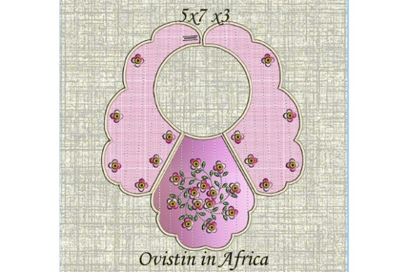 Reviewing the Adorable Pink Floral Baby Bib Embroidery File