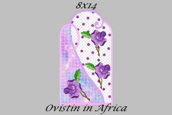 The Sweet Spot of Purple Floral Applique Design