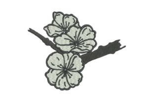 Why Cherry Blossoms Tattoo is a Versatile Embroidered Flower Design